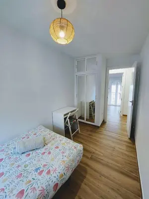 Cama o camas de una habitación en Sol Centro Apartment B