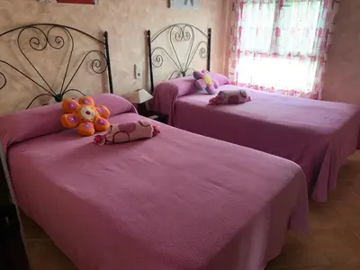 Cama o camas de una habitación en Maroteras