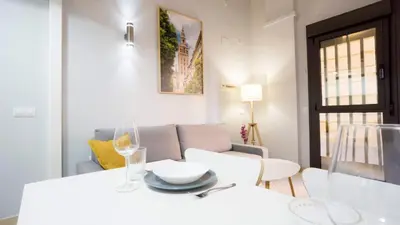 Zona de estar de RentalSevilla Escuelas Pías