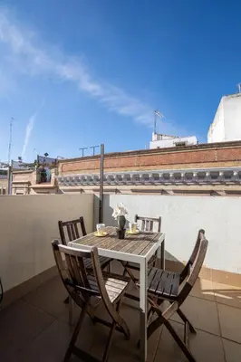 Un balcón o terraza de Rentalsevilla Alhóndiga