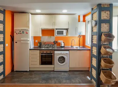 Una cocina o zona de cocina en San Felipe Sevilla Urban Apartment