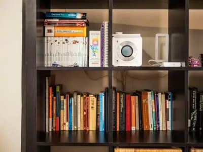 Biblioteca en el apartamento