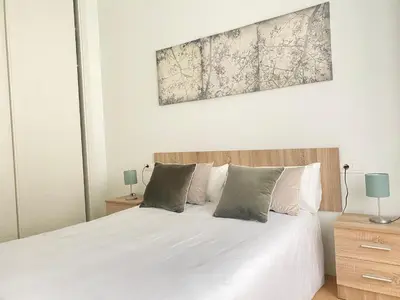 Cama o camas de una habitación en Hispalis Santa Catalina