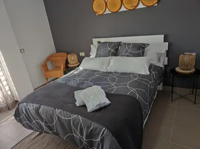Cama o camas de una habitación en Casa Montegama