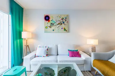 Zona de estar de Veoapartment Ponce León