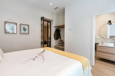 Cama o camas de una habitación en BeHouse Arroyo A