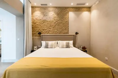 Cama o camas de una habitación en BeHouse Arroyo B