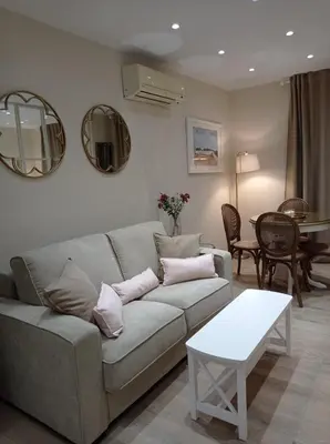 Zona de estar de Apartamento Premium en el Centro de Sevilla