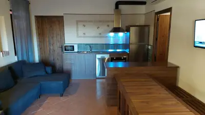Una cocina o zona de cocina en Casa Rural del GUARDAGUJAS