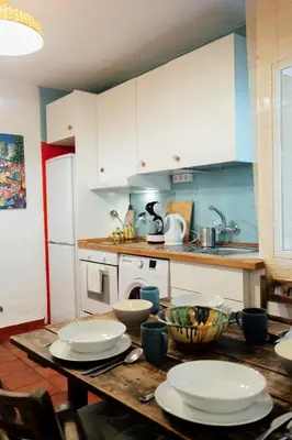 Una cocina o zona de cocina en Alohamundi San Basilio