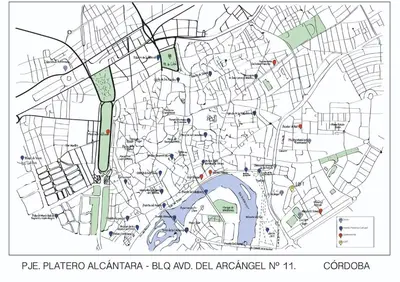 Plano de Precioso loft El Arcángel junto a la Ribera