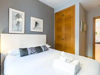 Cama o camas de una habitación en Holi-Rent Goya