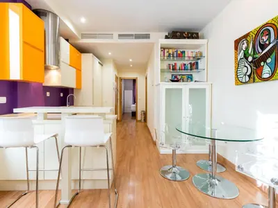 Una cocina o zona de cocina en Holi-Rent Goya