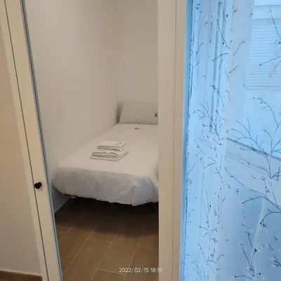 Cama o camas de una habitación en MiRa Los Patios