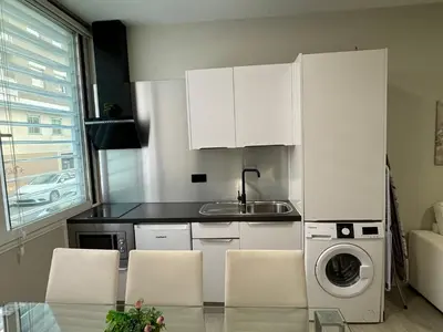 Una cocina o zona de cocina en Garden City lofts