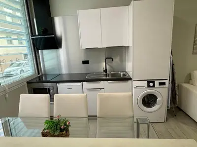Una cocina o zona de cocina en Garden City lofts