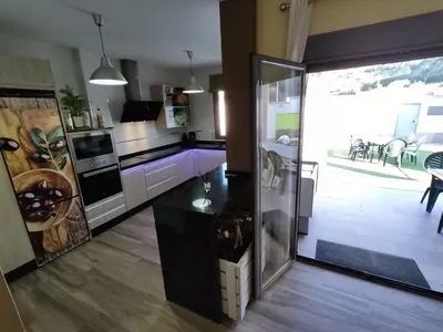 Una cocina o zona de cocina en Villa Campoamor