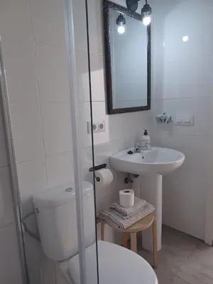 Un baño de Apartamento en el casco antiguo en plena Alameda