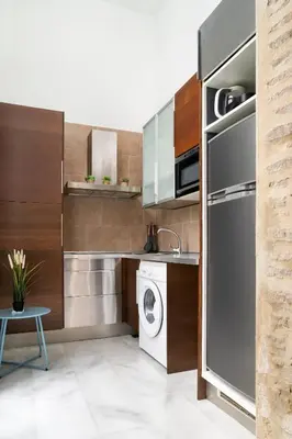 Una cocina o zona de cocina en Unika Homes Hombre de Piedra