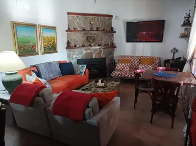 Zona de estar de Casa Rural La ilusion