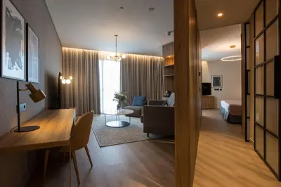 Zona de estar de Hotel Giralda Center