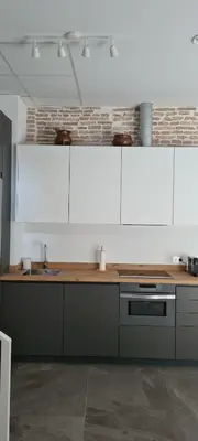 Una cocina o zona de cocina en Atico en Puerta Osario