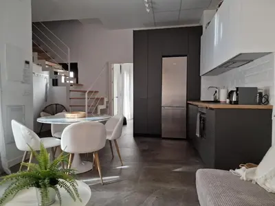 Una cocina o zona de cocina en Atico en Puerta Osario