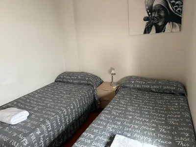 Cama o camas de una habitación en Apartamento en Luis Montoto, Nervión. Céntrico
