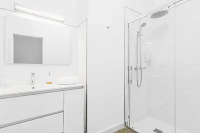 Un baño de Apartamento Macarena junto a la Basílica de la Macarena