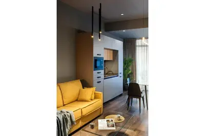 Una cocina o zona de cocina en Muralla Sevilla Suites By Lola