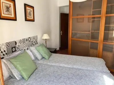 Cama o camas de una habitación en Hispalis San Julian