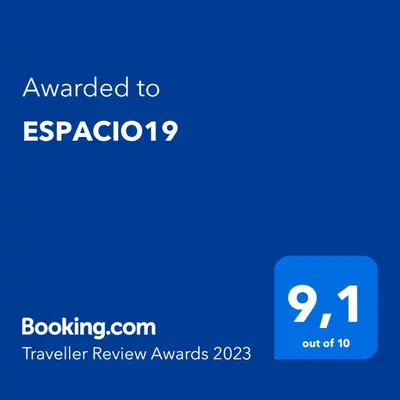Certificado, premio, señal o documento que está expuesto en ESPACIO19