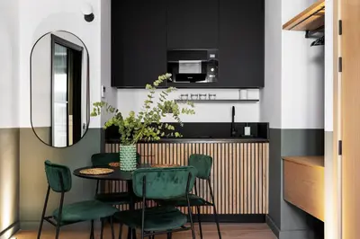 Una cocina o zona de cocina en Doña Lola Alojamientos Boutique