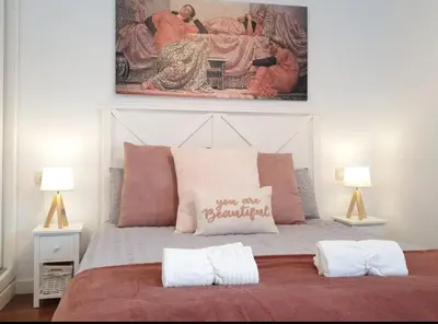 Cama o camas de una habitación en La Siesta en Tejares