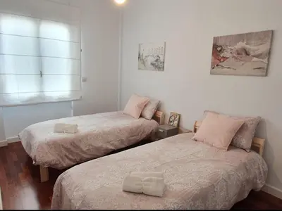 Cama o camas de una habitación en La Siesta en Tejares