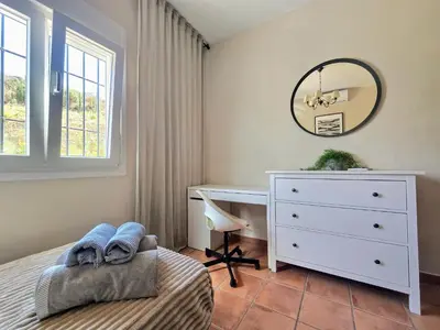 Cama o camas de una habitación en Casa Gala - Caminito del Rey
