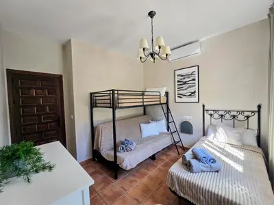 Cama o camas de una habitación en Casa Gala - Caminito del Rey