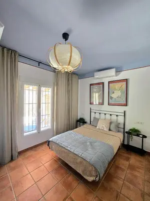 Cama o camas de una habitación en Casa Gala - Caminito del Rey