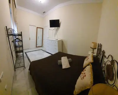Cama o camas de una habitación en Apartamento loft tendillas