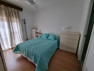 Cama o camas de una habitación en Vivienda Turística en Alcázar Viejo San Basilio
