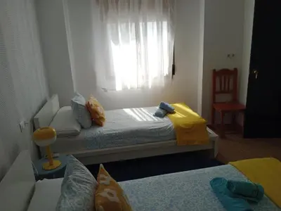 Cama o camas de una habitación en Casa de Pueblo