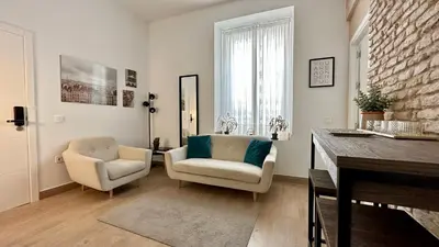 Zona de estar de Mata Mua Suites