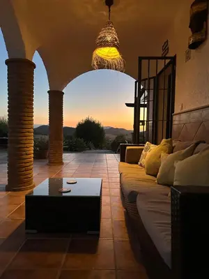Zona de estar de Villa Azafran