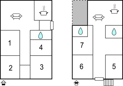 Plano de Cozy Home In Doña Mencía With Wifi