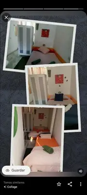 Cama o camas de una habitación en Apartamento tipo loth Alameda
