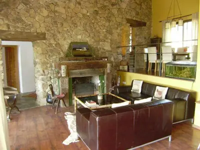 Zona de estar de Casa con encanto frente al lago
