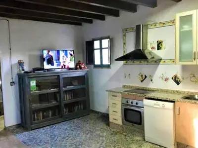 Una cocina o zona de cocina en Cottage in Andalucia near Sierras Subbéticas