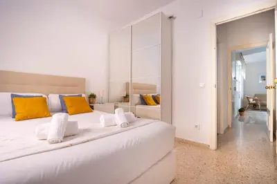 Cama o camas de una habitación en Canarios Sweet Home