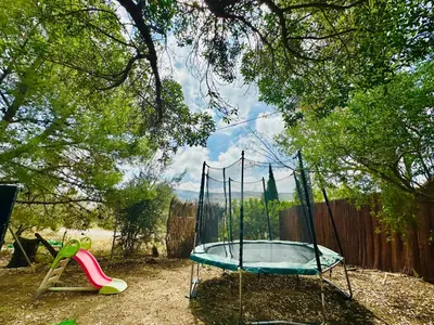 Jardín al aire libre en Cortijo el Alcornocal