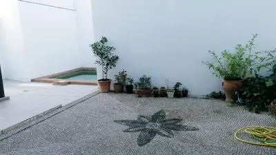 Jardín al aire libre en Apartamento Las Tazas (Parking Gratuito)